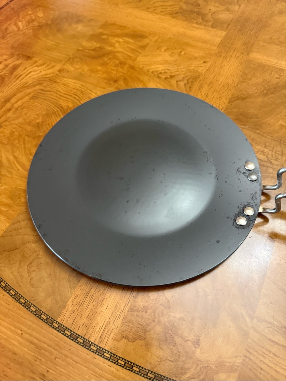 Carbon Steel Indian Tawa Griddle - Black